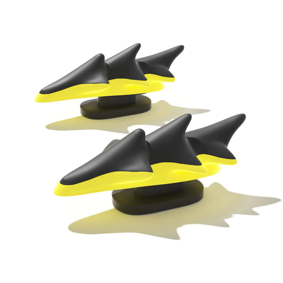 Lightning Dragon Shark Fins for Shark Slides - Glow in the Dark