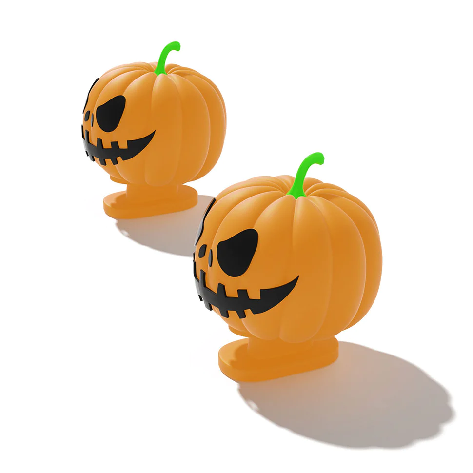 Pumpkin Shark Fins for Shark Slides - Glow in the Dark