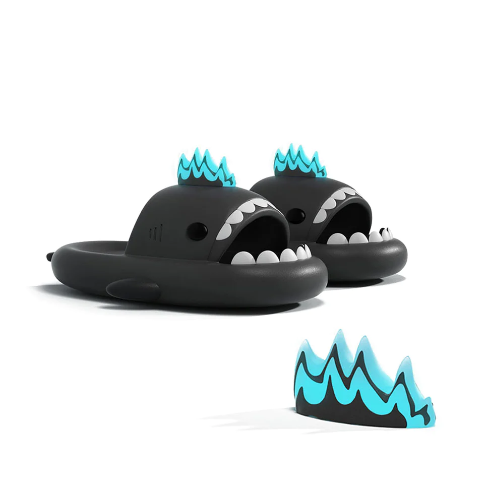 Shark Classic Slides - Kaiju Slippers