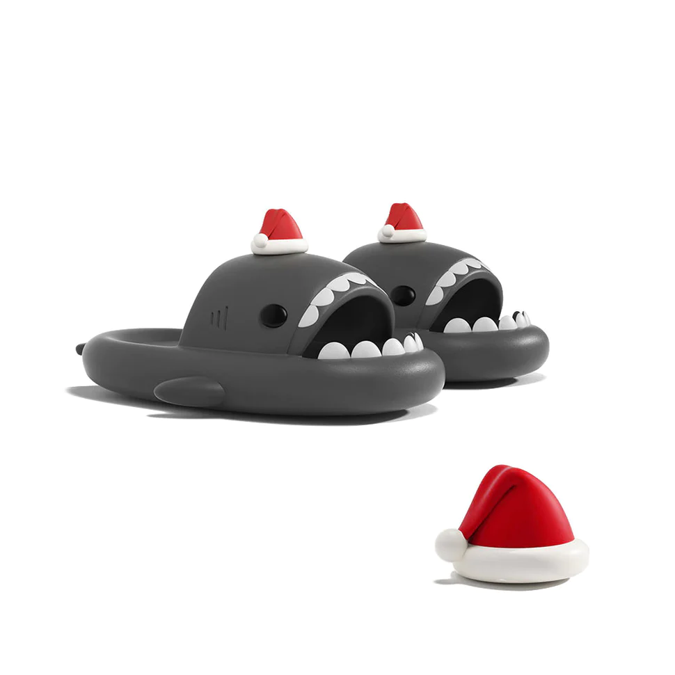 Shark Classic Slides - Santa Slippers