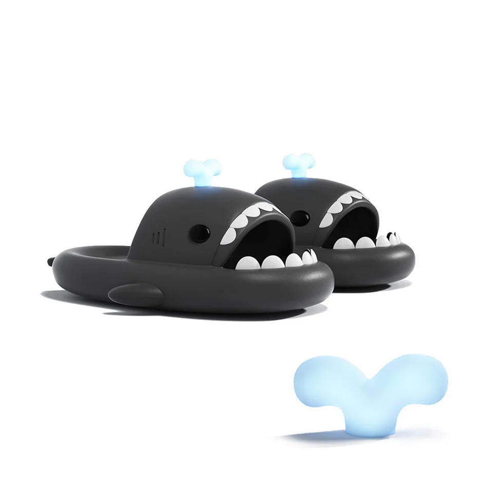 Shark Classic Slides - Whale Spouting Slippers