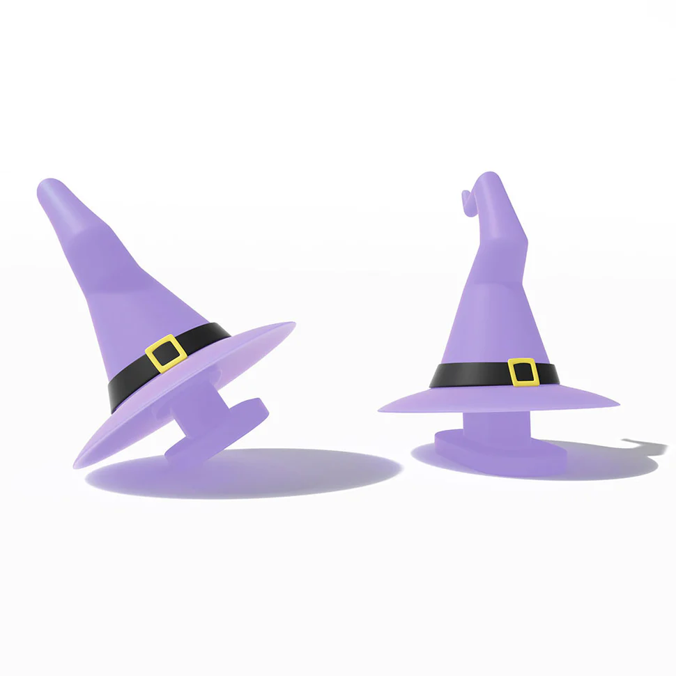 Witch Hat Shark Fins for Shark Slides - Glow in the Dark